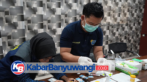 Pastikan Keselamatan Perjalanan KA, Pegawai KAI di Banyuwangi Jalani Pemeriksaan Narkoba