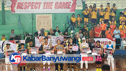 Tim Basket SD Brawijaya Banyuwangi Borong Tropi Juara Harjaba Cup 2023