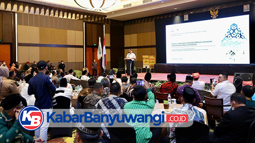 Para Kiai Hadiri Pembukaan Expo UMKM Pesantren se-Jatim di Banyuwangi 