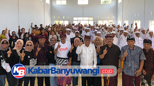 Umat Hindu di Banyuwangi Dukung Pasangan Cabup-Cawabup Ipuk-Mujiono