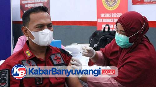 Lapas Banyuwangi Gandeng BIN Gelar Vaksinasi Booster Bagi Petugas dan WBP