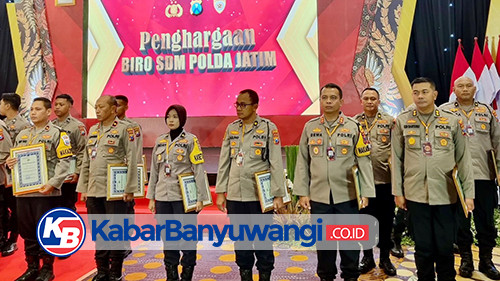 Lagi, Polresta Banyuwangi Raih Dua Penghargaan Sekaligus dari Polda Jatim