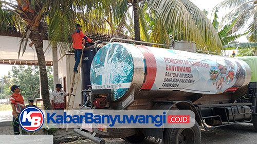 Antisipasi Kekeringan, Pemkab Banyuwangi Terus Distribusikan Air Bersih