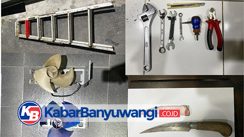Beraksi di 22 Lokasi Berbeda, Komplotan Spesialis Pencuri Blower AC Diringkus Satreskrim Polresta Banyuwangi