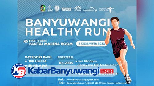 Ribuan Pelari Ikuti Banyuwangi Healthy Run 2022 di Boom Marina
