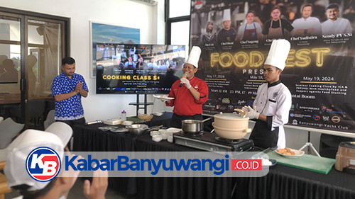 Penutupan Food Fest di BIYC, Asosiasi Chef Banyuwangi Kenalkan Healthy Food untuk Cegah Stunting