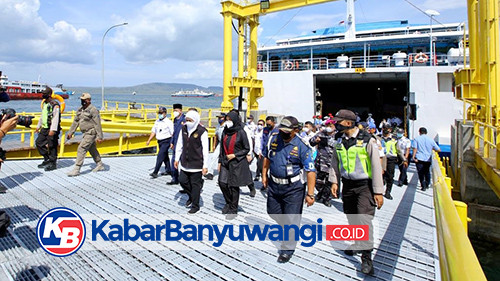 Gubernur Khofifah Resmikan Dermaga Movable Bridge Pelabuhan Ketapang Banyuwangi