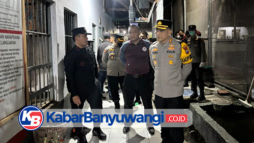 Kamar Hunian Lapas Banyuwangi Digeledah, Puluhan Warga Binaan dan Petugas Dites Urine