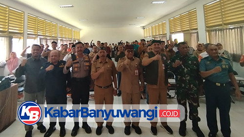 BPBD Banyuwangi Gelar Geladi Ruang Bencana Letusan Gunung Api Ijen