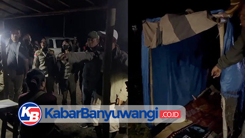 Gubuk Diduga Tempat Prostitusi di Rogojampi Banyuwangi Diratakan, Lima Orang Diamankan