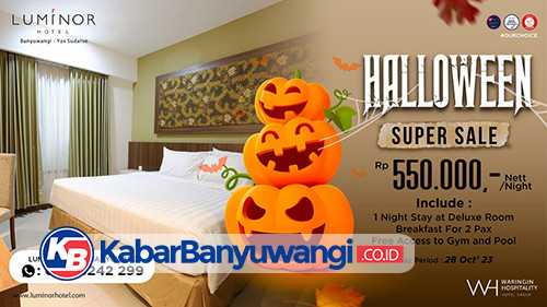 Luminor Hotel Banyuwangi Tawarkan Halloween Super Sale yang Seram dan Mendebarkan