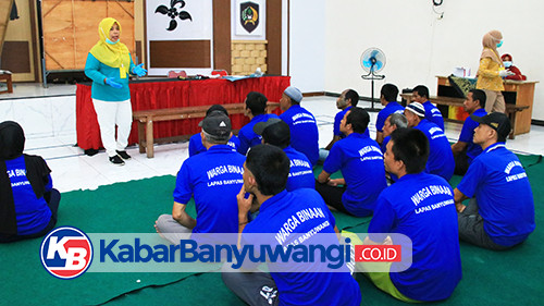 Warga Binaan Lapas Banyuwangi Rutin Ikuti VCT Cegah HIV