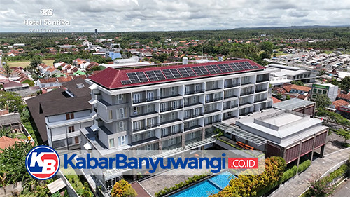 Wujudkan Green Tourism, Hotel Santika Banyuwangi Manfaatkan PLTS untuk Sumber Energi