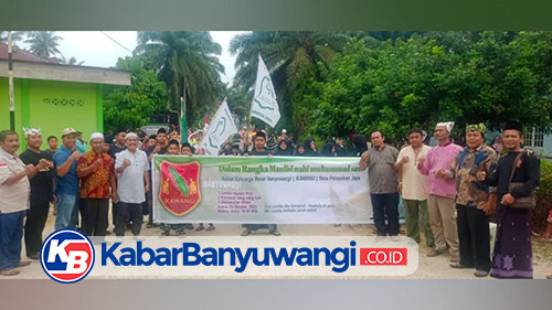 Peringati Maulid Nabi dan Arak-arakan Kembang Endog Khas Banyuwangi di Kabupaten Kampar - Riau