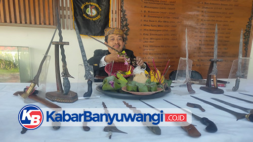 Keris Panji Blambangan dan Ratusan Pusaka Lainnya di Banyuwangi Dijamas