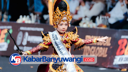 Model Cilik Jesslyn Pukau Panggung Banyuwangi Ethno Carnival 2026 Bersama Puteri Indonesia