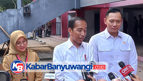 AHY Dampingi Jokowi Bagikan 10 Ribu Sertipikat Tanah Elektronik untuk Warga Banyuwangi