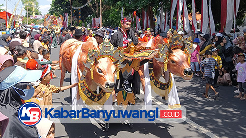 Ribuan Pelajar Tampilkan Ragam Budaya Nusantara di Karnaval Kebangsaan Banyuwangi