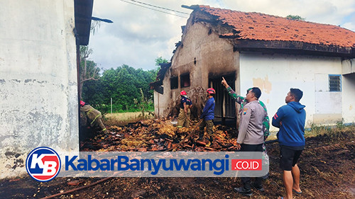 Bangunan Milik Dinas Pertanian Jatim di Banyuwangi Terbakar, Diduga Akibat Pembakaran Ilalang