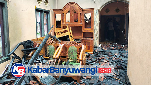 Gegara Anak Main Korek Api, Rumah Warga Gambiran Terbakar