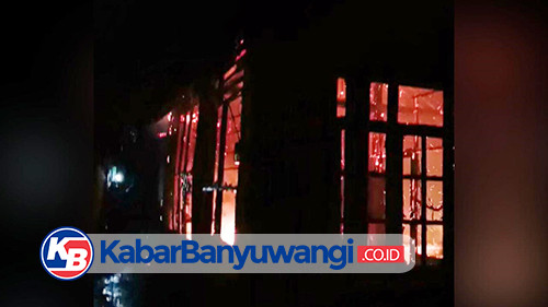 Rumah di Singojuruh Banyuwangi Ludes Terbakar saat Ditinggal Pemilik, Kerugian Ditaksir Ratusan Juta