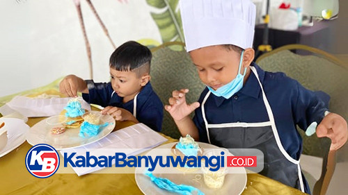 Kembangkan Sensori Sejak Dini, TK di Banyuwangi Ajak Siswanya Belajar Jadi Chef Cilik