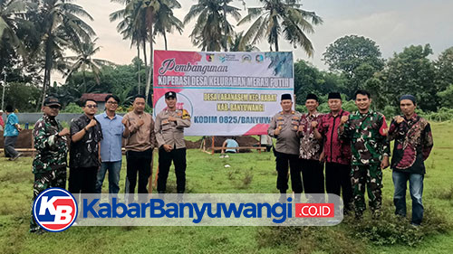 Perkuat Ekonomi Desa, Gedung Kopdes Merah Putih Labanasem Banyuwangi Mulai Dibangun