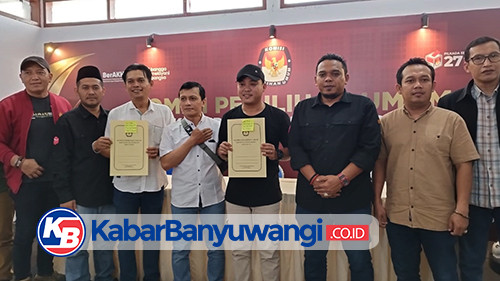 Berkas Administrasi dan Tes Kesehatan Dua Bapaslon Pilkada Banyuwangi Dinyatakan Memenuhi Syarat