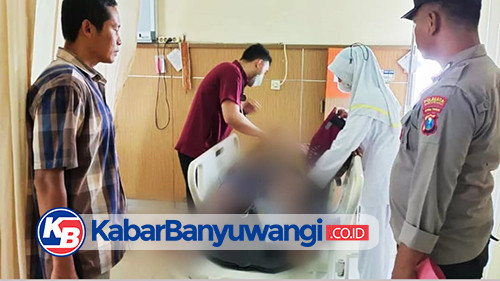 Pemotor di Banyuwangi Dilarikan ke RS Usai Tersambar Kereta Api Sritanjung