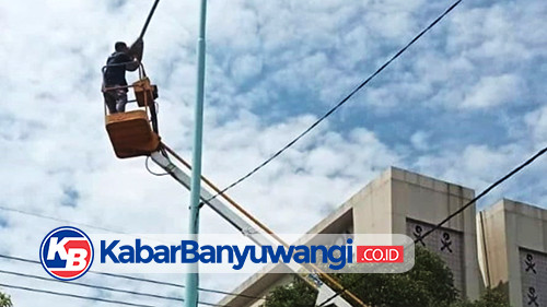 DPU CKPP Banyuwangi Temukan Ribuan Lampu Penerangan Jalan Ilegal