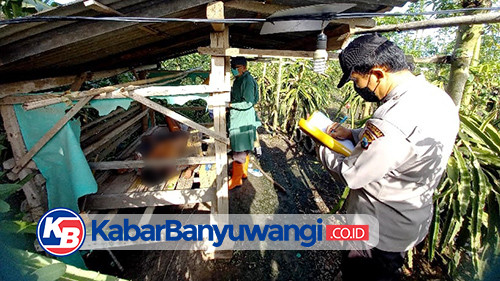 Sesosok Mayat Pria Ditemukan di Gubuk Kebun Buah Naga