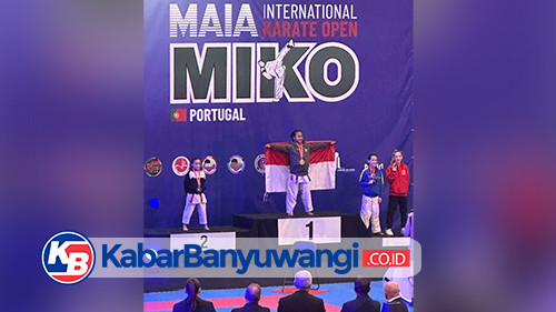 Siswi SD Banyuwangi Raih Dua Emas Kejuaraan Karate Dunia di Portugal