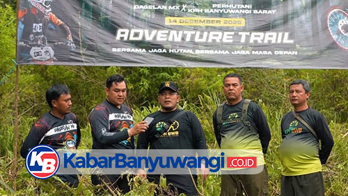 Aksi Tanam Pohon Awali Rangkaian Event Trial Perhutani Banyuwangi Barat Bersama Dagelan MX