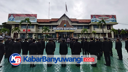 Peringati Hari Kesaktian Pancasila, Polresta Banyuwangi Dapat Penghargaan