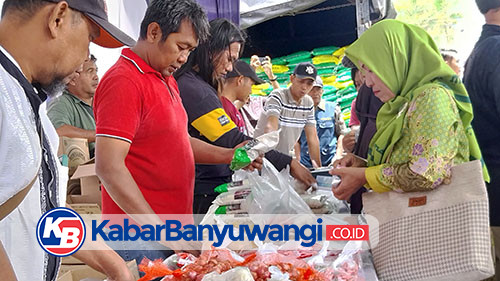 Pemprov Jatim Gelar Pasar Murah di Banyuwangi Ramai Dikunjungi Warga
