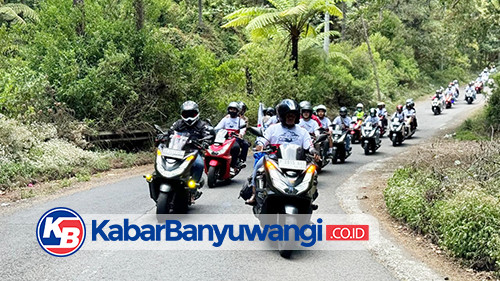 Sebanyak 1.200 Pengendara Honda PCX Jelajahi Keindahan Alam Banyuwangi