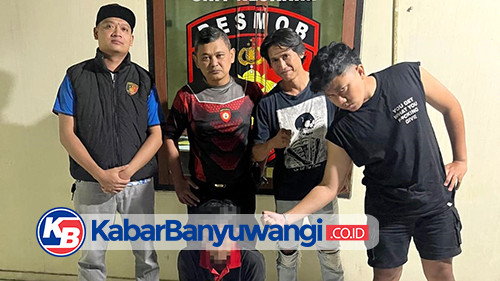 Pria Asal Surabaya Diamankan Polisi Usai Bobol Toko di Srono Banyuwangi