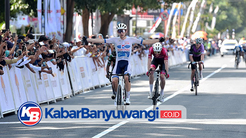 Yellow Jersey Etape Pertama Tour de Banyuwangi Ijen jadi Milik Pembalap Australia