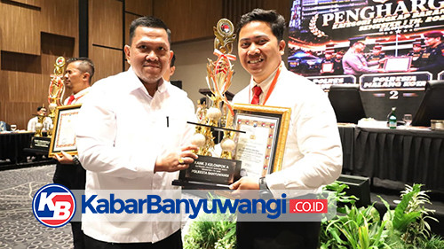 Satresnarkoba Polresta Banyuwangi Raih Penghargaan Ranking III Barang Bukti Terbanyak Semester I 2026