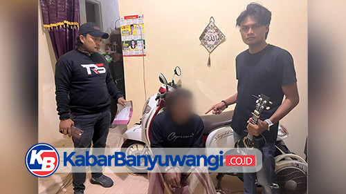 Polisi Tangkap Pengamen Bawa Kabur Motor Penjual Rujak di Banyuwangi