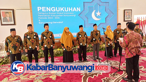 Pengukuhan Badan Wakaf Banyuwangi, Bupati Ipuk: Pengurus Tidak Boleh Gaptek