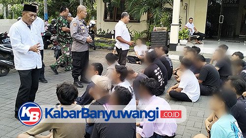 Polisi Amankan Belasan Remaja Diduga Terlibat Aksi Penyerangan di Jalan Citarum Banyuwangi