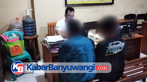 Ulah Dua Pemuda Wongsorejo Berujung di Kantor Polisi