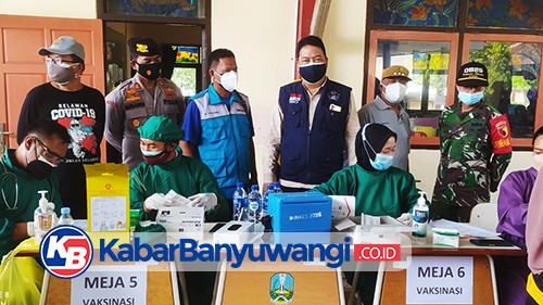 Dibantu Relawan Banyuwangi, 3.200 Warga Divaksin dalam 5 Jam di 2 Titik