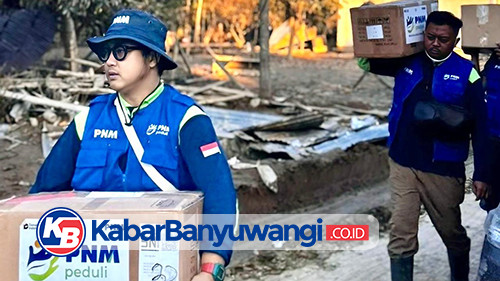 Relawan PNM Kembali Turun Salurkan Bantuan dan Kuatkan Korban Bencana