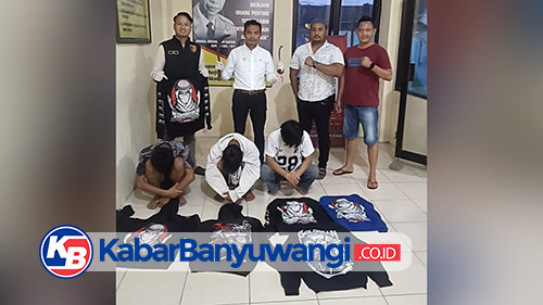 Tiga Remaja Geng Motor Diamankan Polisi Akibat Aksi Konvoi Bawa Sajam di Banyuwangi