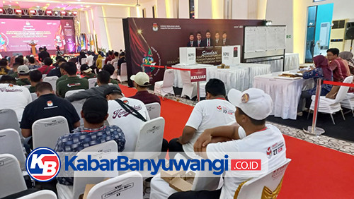 KPU Banyuwangi Simulasi Pungut Hitung dan Rekapitulasi Suara Pilkada 2024