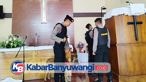 Jelang Kenaikan Isa Almasih, Polisi Sterilisasi Sejumlah Gereja di Banyuwangi