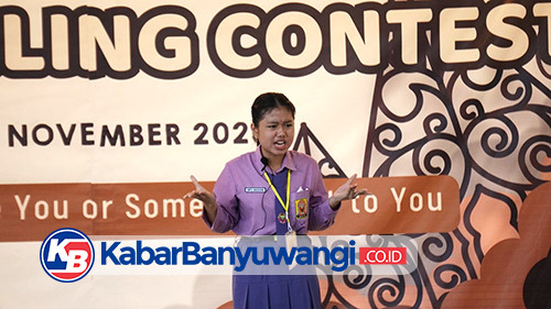 Ajak Pelajar se-Banyuwangi Unjuk Gigi, SMAN 1 Glagah Gelar Story Telling Contest Bertema Folklore