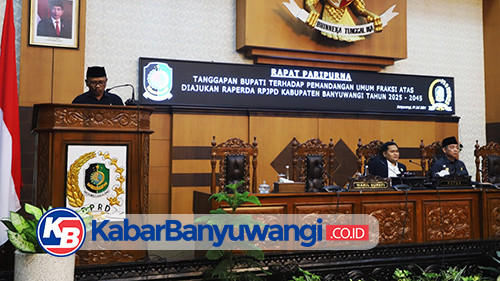 Eksekutif Respon Pandangan Umum Fraksi atas Diajukannya Raperda RPJPD Banyuwangi 2025-2045